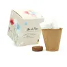 Kit de Cultivo Mix de Flores en Cajita Decorada y Personalizada para Bautizo trasera