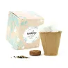 Kit de Cultivo No Me Olvides en Cajita Decorada y Personalizada para Bautizo