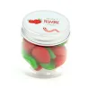Fresas de Gominola en Bote Personalizado para Detalle de Bautizo frontal