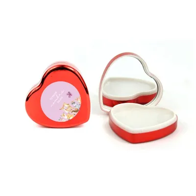 Bálsamo Corazón con Espejito Personalizado para Bautizo
