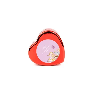 Bálsamo Corazón con Espejito Personalizado para Bautizo frontal