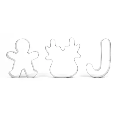 Kit Galletas Hazlo Tú Mismo en Caja Metálica Personalizada para Detalle de Navidad moldes