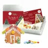 Kit Casita de Jengibre Hazlo Tú Mismo en Caja Metálica Personalizada para Detalle de Navidad