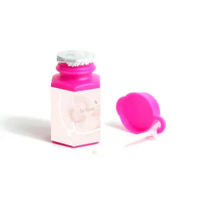 24 Mini Burbujeros en Botecito Personalizado para Detalles de Comunión frontal