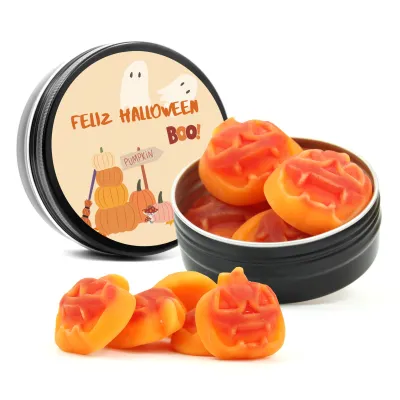 Latita aluminio tapa rosca con gominolas Halloween
