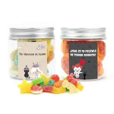 Bote pet con chuches Halloween