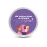 Estrellas de Chocolate en Latita Personalizada para el Día de la Mujer frontal