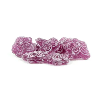 Caramelos Violetas en Bolsita Personalizada para el Día de la Mujer 8M contenido