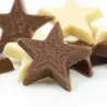 Estrellas de Chocolate en Bote Personalizado para el Día de la Mujer 8M detalle contenido