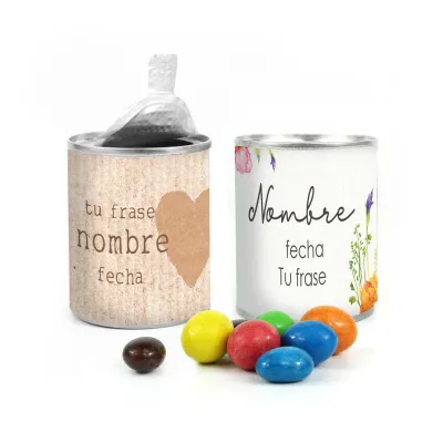 Cacahuetes Cubiertos de Chocolate de Colores para Comunión