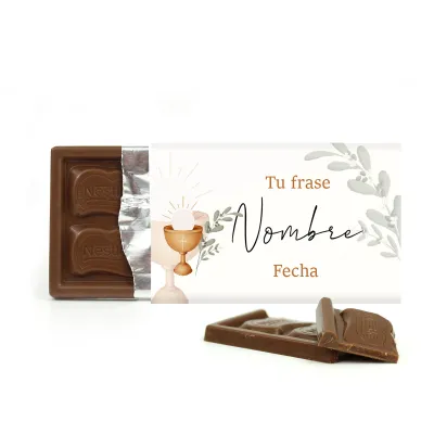 Chocolatina Nestlé Personalizada para Detalles de Comunión