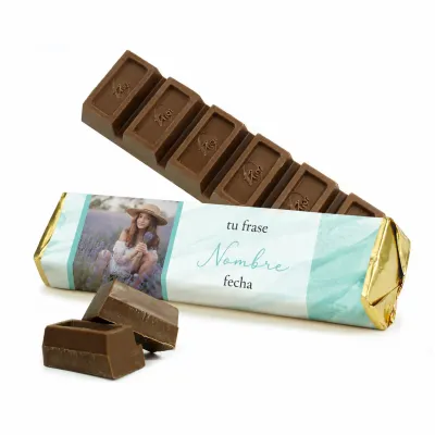Tableta de Chocolate con Envoltorio Personalizado Comunión